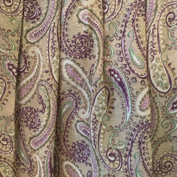 George by Mark Eisen lined paisley knee length skirt size 6 - Picture 6 of 9